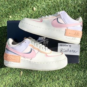 Women’s Nike Air Force 1 shadow sail/ pink orange chalk